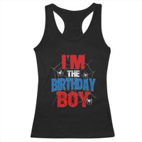 Spider Birthday Boy Racerback Tank Top Spiders Lover Bday Party