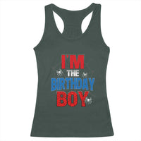 Spider Birthday Boy Racerback Tank Top Spiders Lover Bday Party
