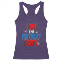 Spider Birthday Boy Racerback Tank Top Spiders Lover Bday Party
