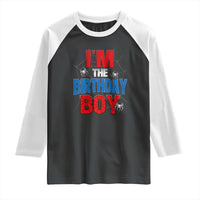 Spider Birthday Boy Raglan Shirt Spiders Lover Bday Party