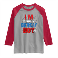 Spider Birthday Boy Raglan Shirt Spiders Lover Bday Party