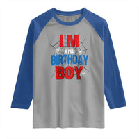 Spider Birthday Boy Raglan Shirt Spiders Lover Bday Party