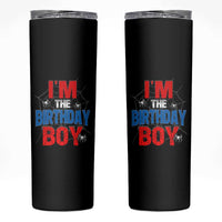 Spider Birthday Boy Skinny Tumbler Spiders Lover Bday Party