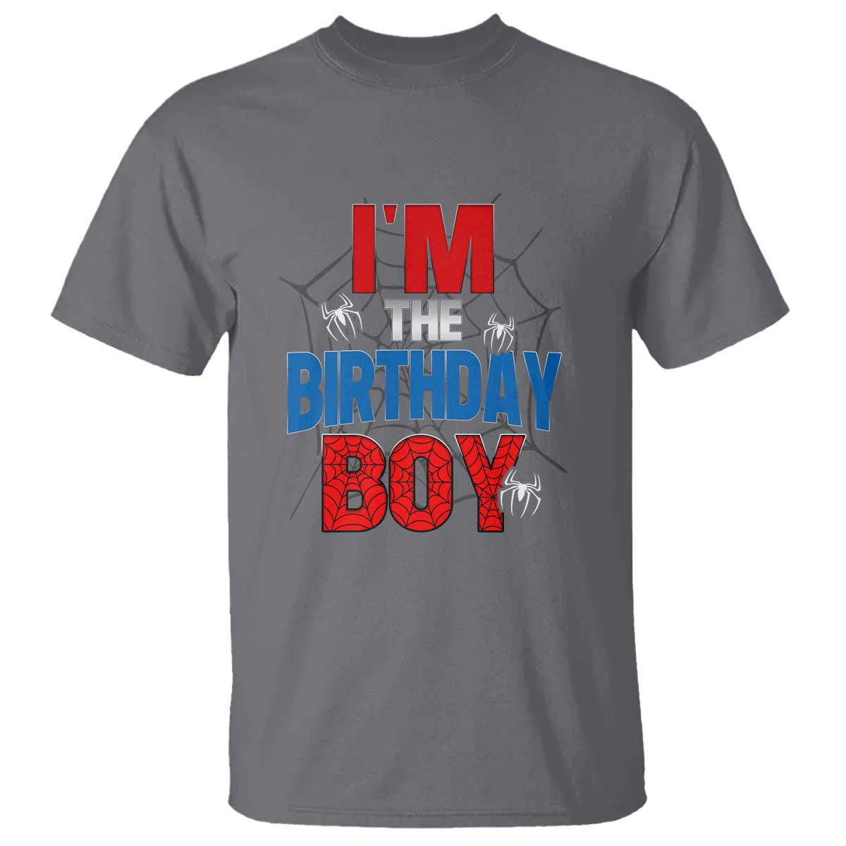 Spider Birthday Boy T Shirt Spiders Web Bday Party