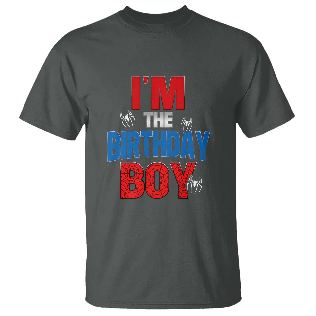 Spider Birthday Boy T Shirt Spiders Web Bday Party