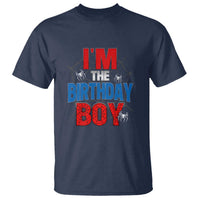Spider Birthday Boy T Shirt Spiders Web Bday Party