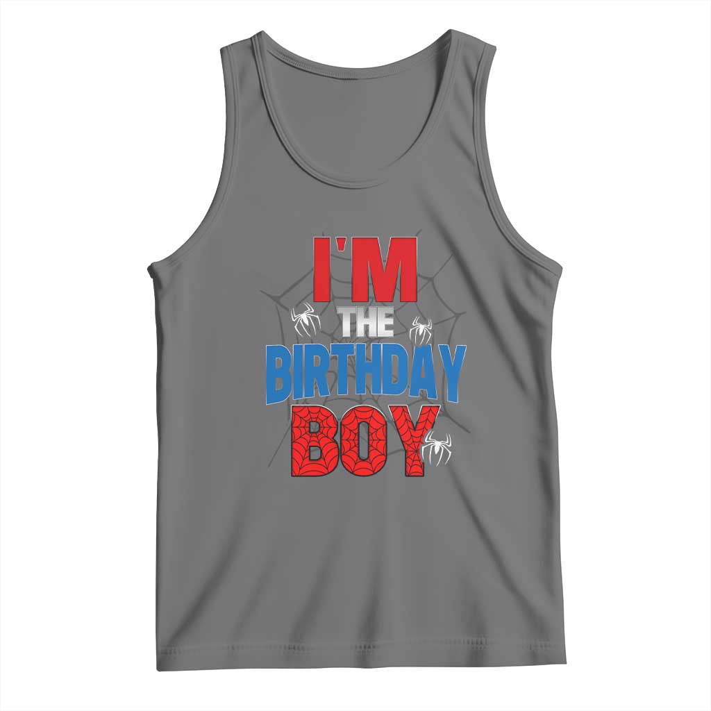 Spider Birthday Boy Tank Top Spiders Lover Bday Party