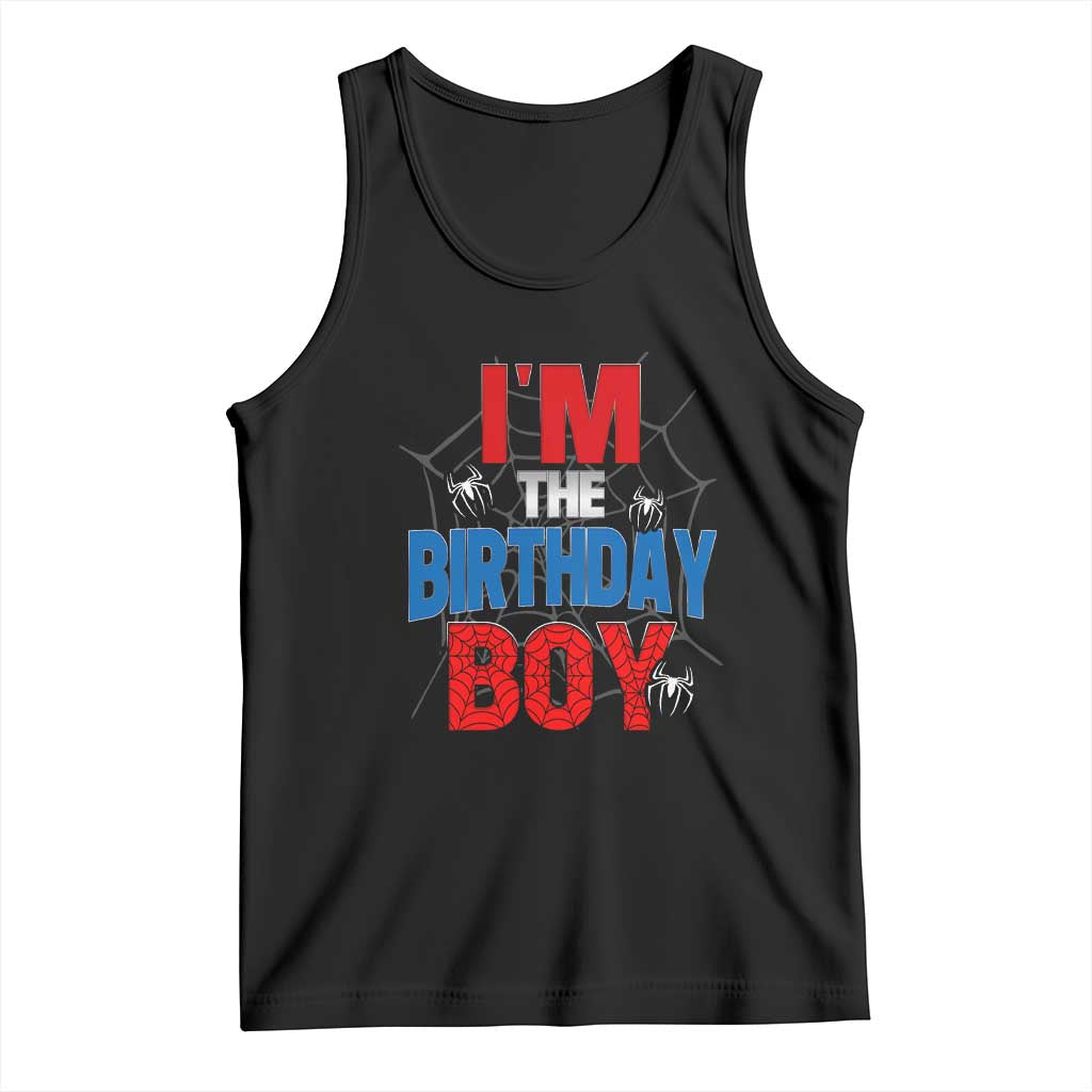 Spider Birthday Boy Tank Top Spiders Lover Bday Party
