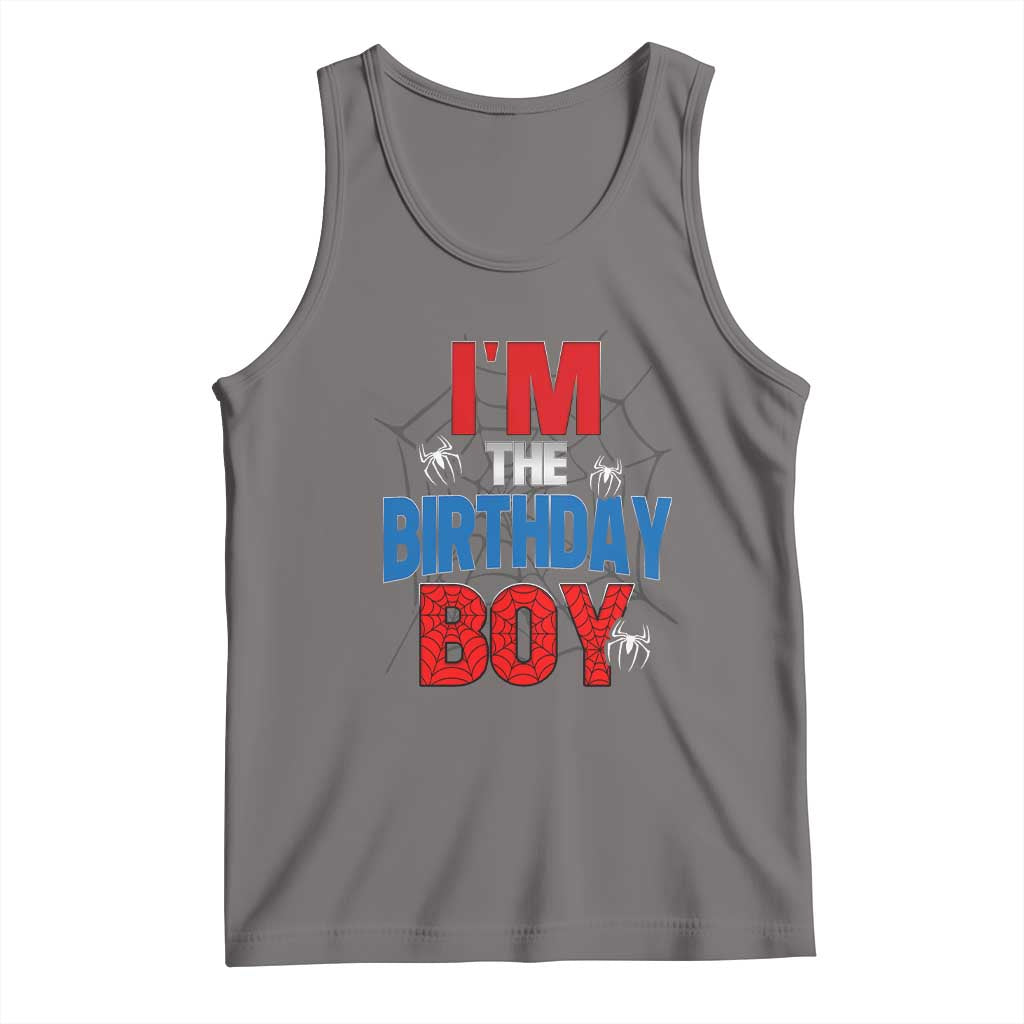 Spider Birthday Boy Tank Top Spiders Lover Bday Party