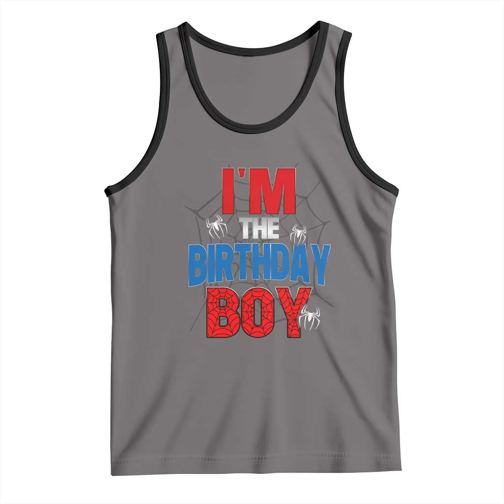 Spider Birthday Boy Tank Top Spiders Lover Bday Party