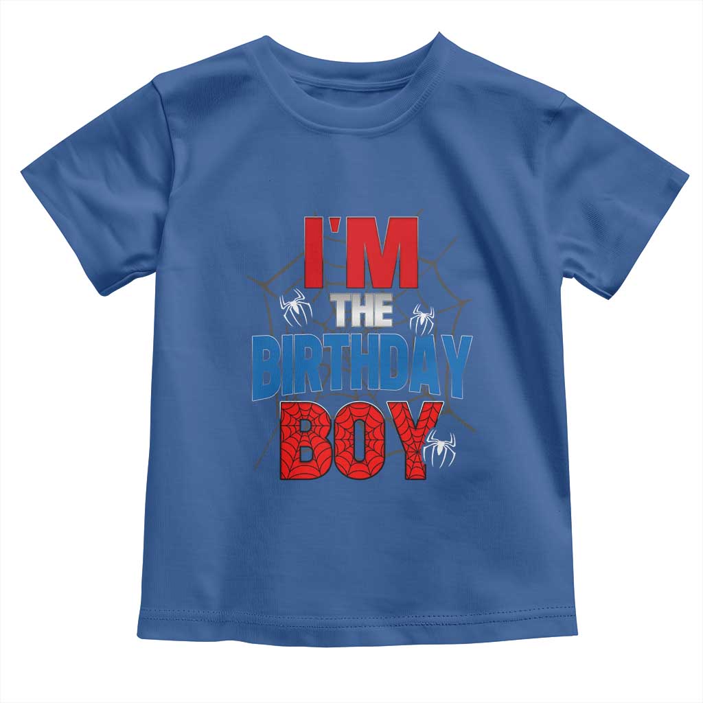 Spider Birthday Boy Toddler T Shirt Spiders Lover Bday Party