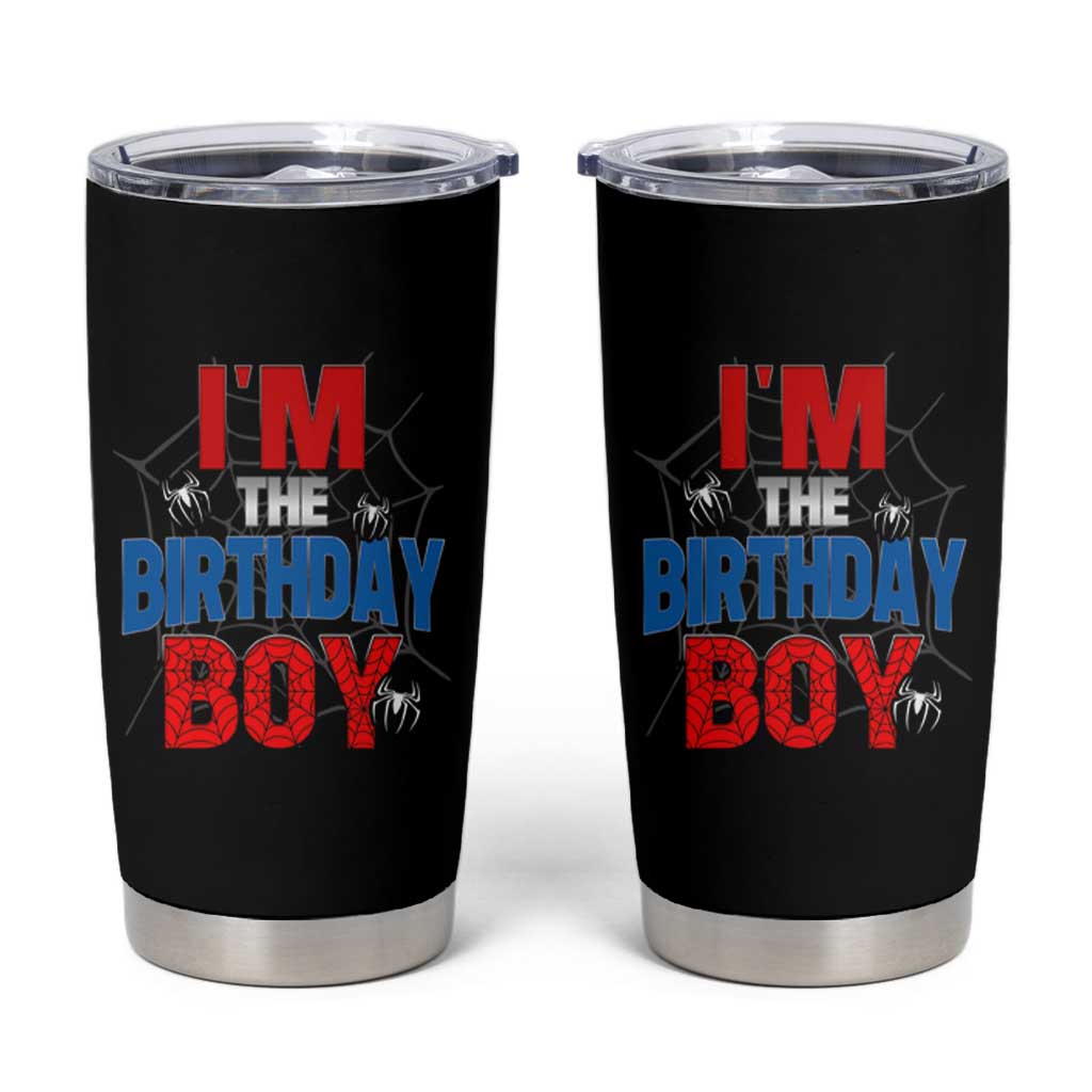 Spider Birthday Boy Tumbler Cup Spiders Lover Bday Party