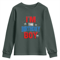 Spider Birthday Boy Youth Sweatshirt Spiders Lover Bday Party