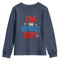 Spider Birthday Boy Youth Sweatshirt Spiders Lover Bday Party