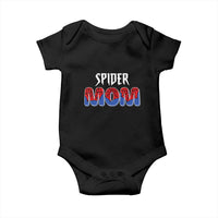 Funny Spider Mom Baby Onesie Son Birthday Party