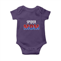 Funny Spider Mom Baby Onesie Son Birthday Party