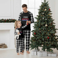 Funny Spider Mom Plaid Pajama Set Son Birthday Party - Wonder Print Shop