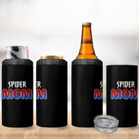 Funny Spider Mom 4 in 1 Can Cooler Tumbler Son Birthday Party