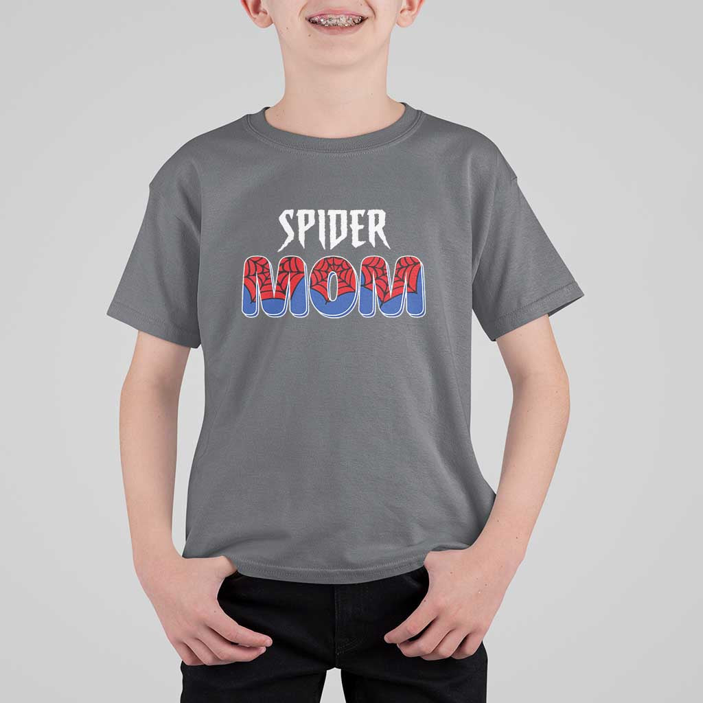 Funny Spider Mom T Shirt For Kid Son Birthday Party