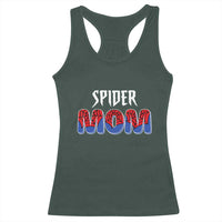 Funny Spider Mom Racerback Tank Top Son Birthday Party