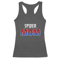 Funny Spider Mom Racerback Tank Top Son Birthday Party
