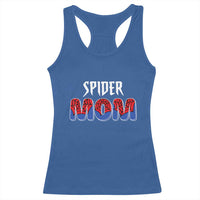 Funny Spider Mom Racerback Tank Top Son Birthday Party