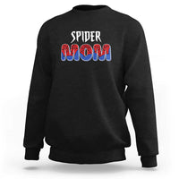 Funny Spider Mom Sweatshirt Son Birthday Party