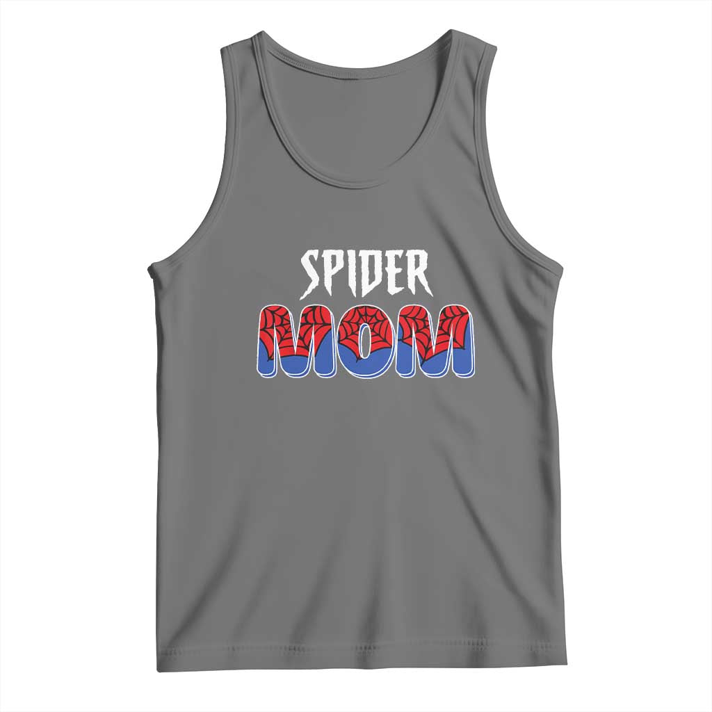 Funny Spider Mom Tank Top Son Birthday Party