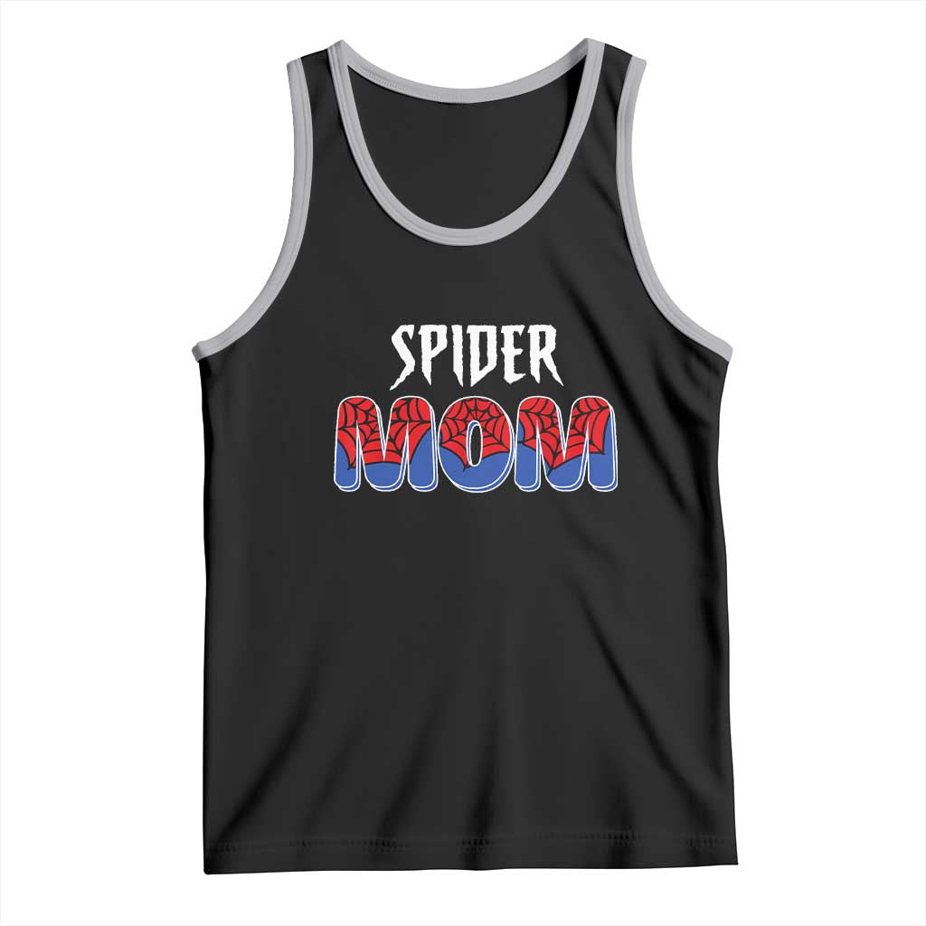 Funny Spider Mom Tank Top Son Birthday Party
