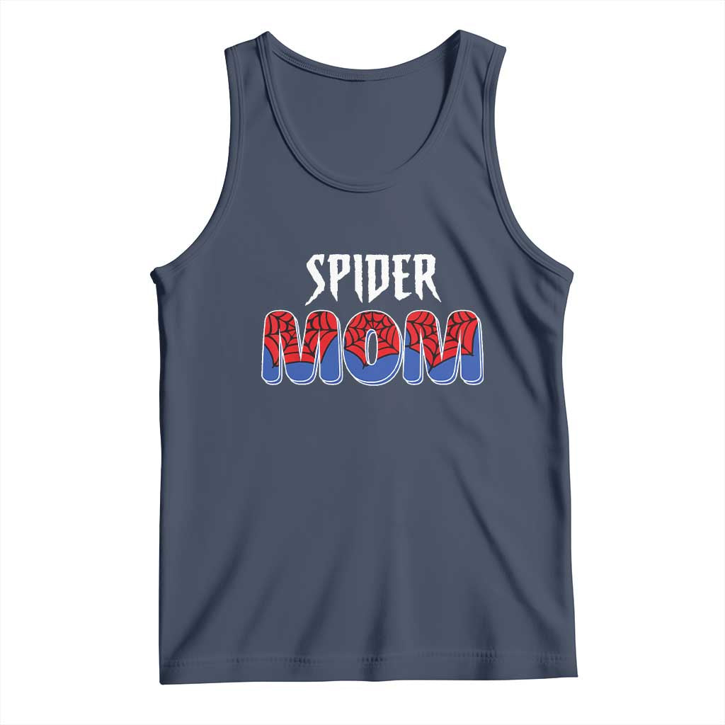 Funny Spider Mom Tank Top Son Birthday Party