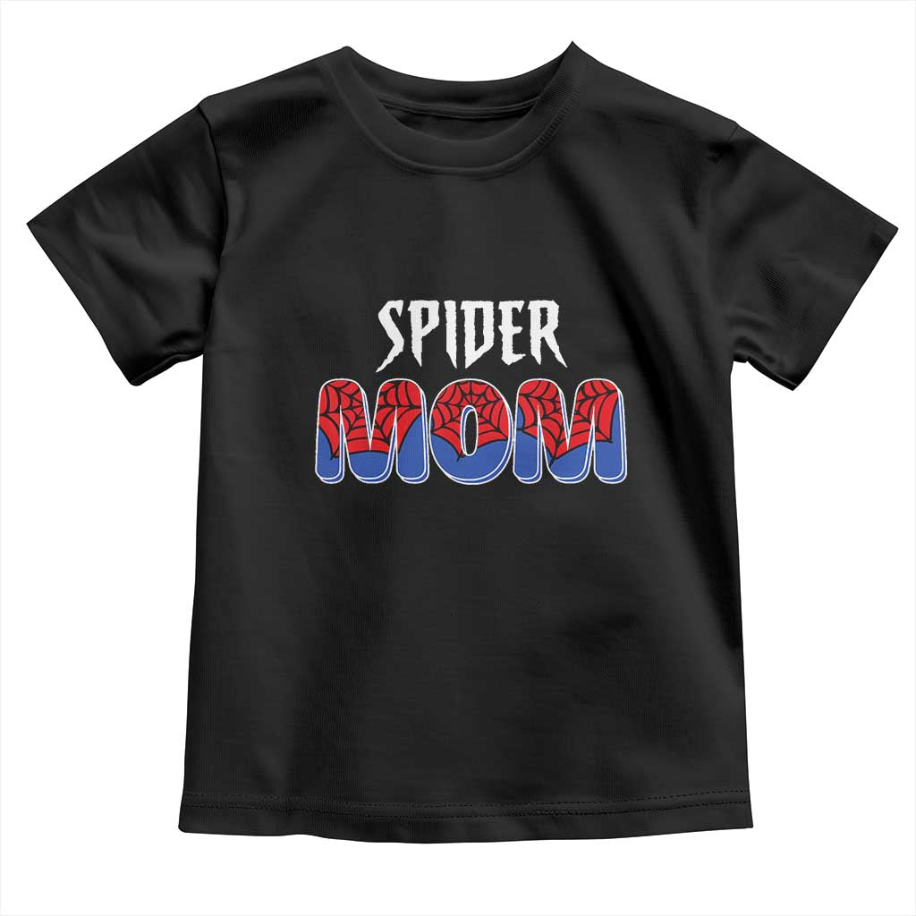 Funny Spider Mom Toddler T Shirt Son Birthday Party