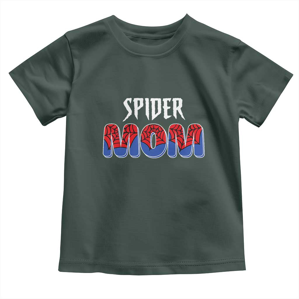 Funny Spider Mom Toddler T Shirt Son Birthday Party