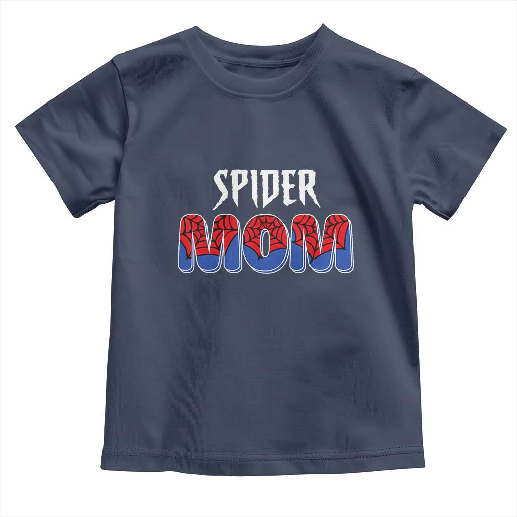 Funny Spider Mom Toddler T Shirt Son Birthday Party