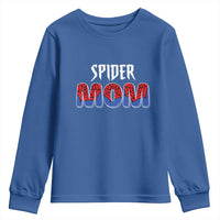 Funny Spider Mom Youth Sweatshirt Son Birthday Party