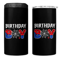 Spider Birthday Boy 4 in 1 Can Cooler Tumbler Bday Spiders Party