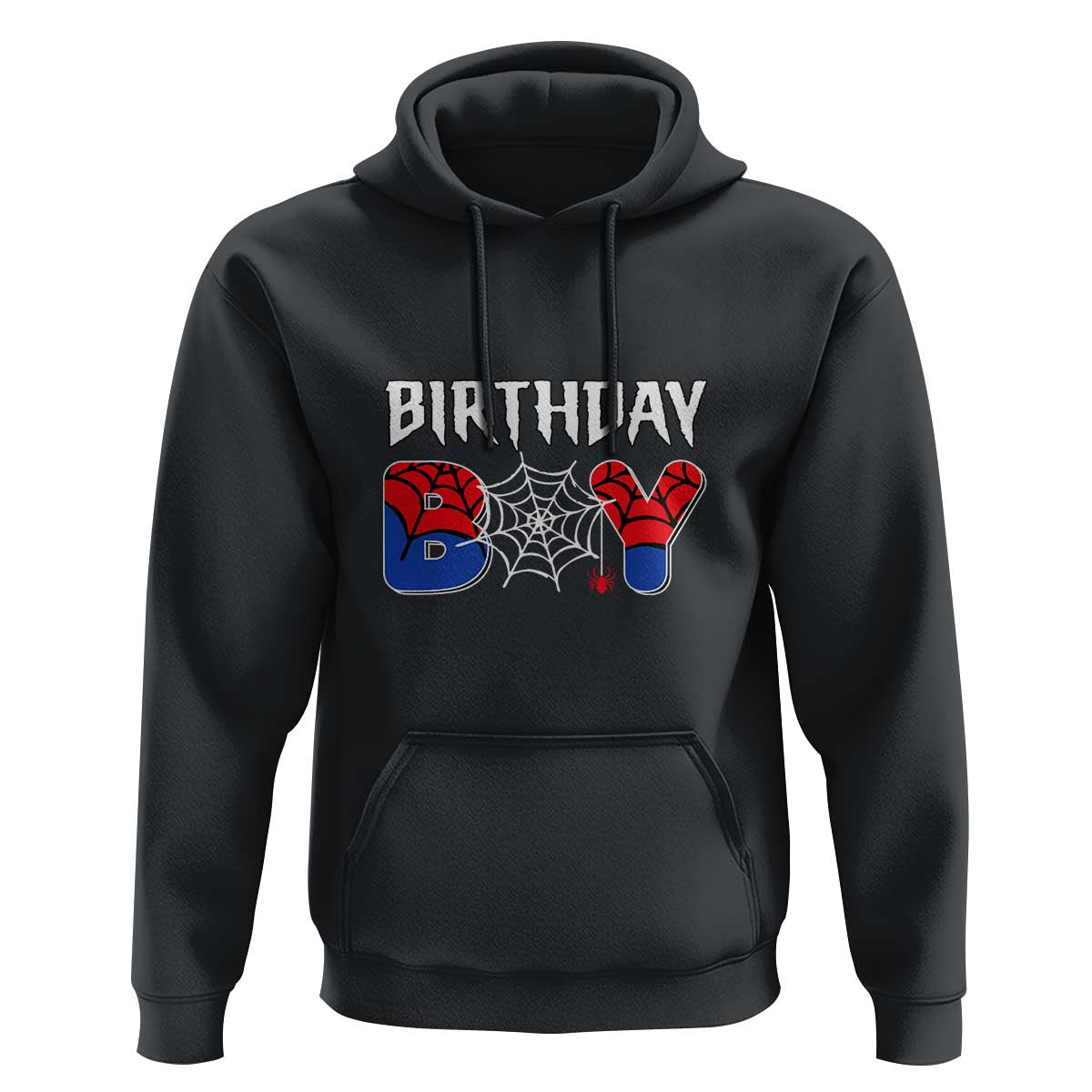 Spider Birthday Boy Hoodie Bday Spiders Party