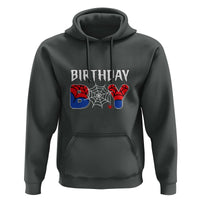 Spider Birthday Boy Hoodie Bday Spiders Party