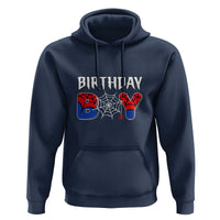 Spider Birthday Boy Hoodie Bday Spiders Party