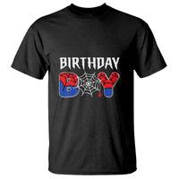Spider Birthday Boy T Shirt Bday Spiders Party