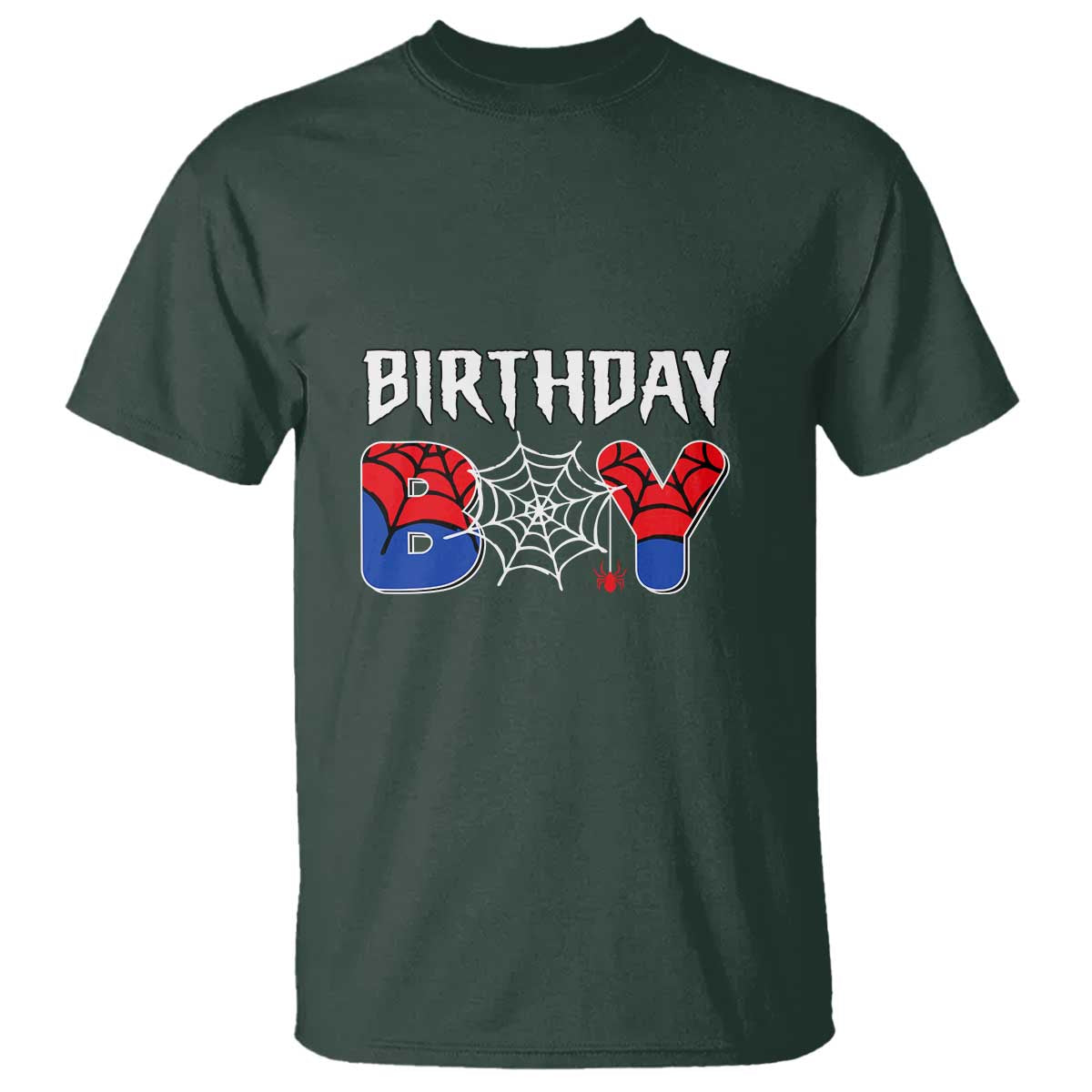 Spider Birthday Boy T Shirt Bday Spiders Party