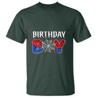 Spider Birthday Boy T Shirt Bday Spiders Party
