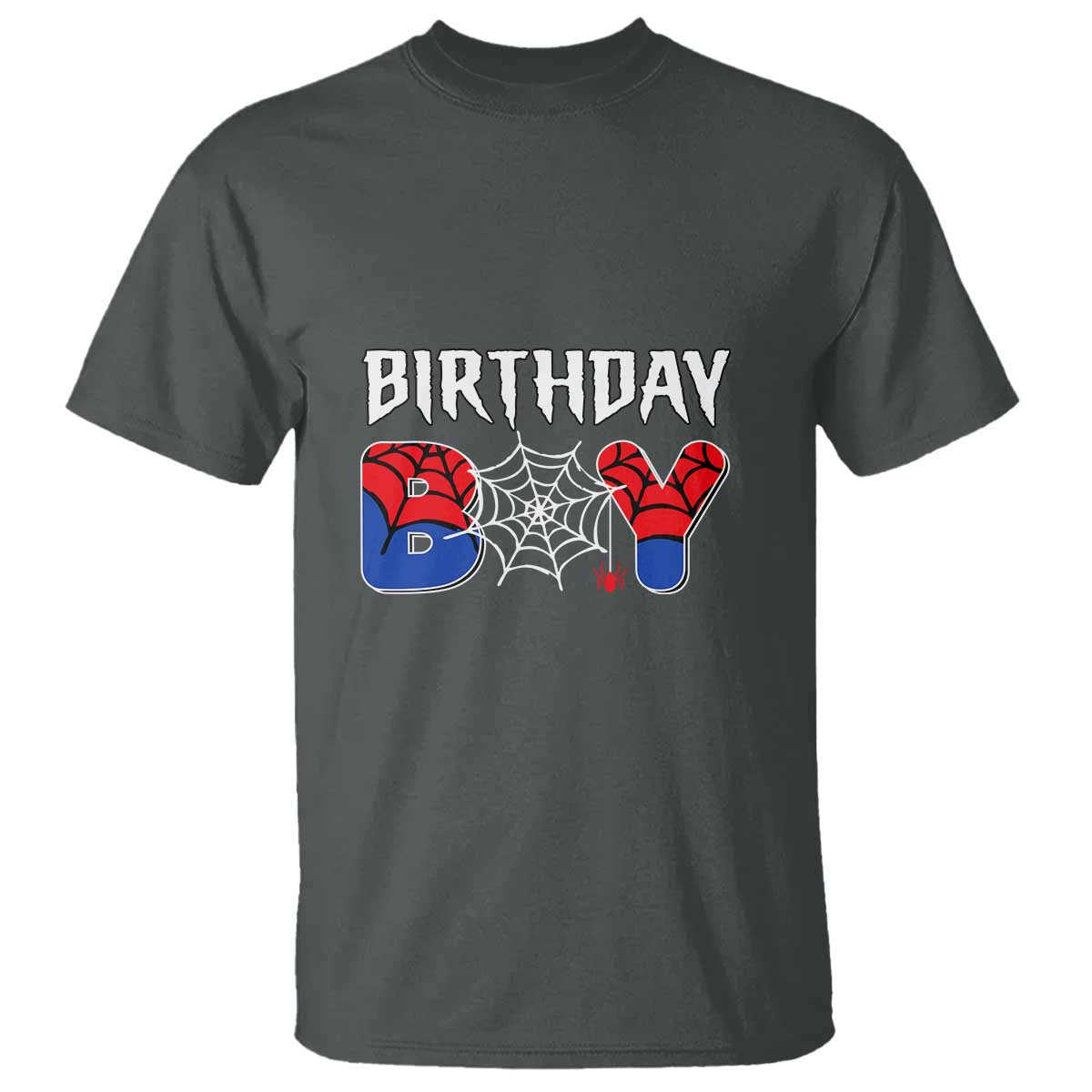 Spider Birthday Boy T Shirt Bday Spiders Party