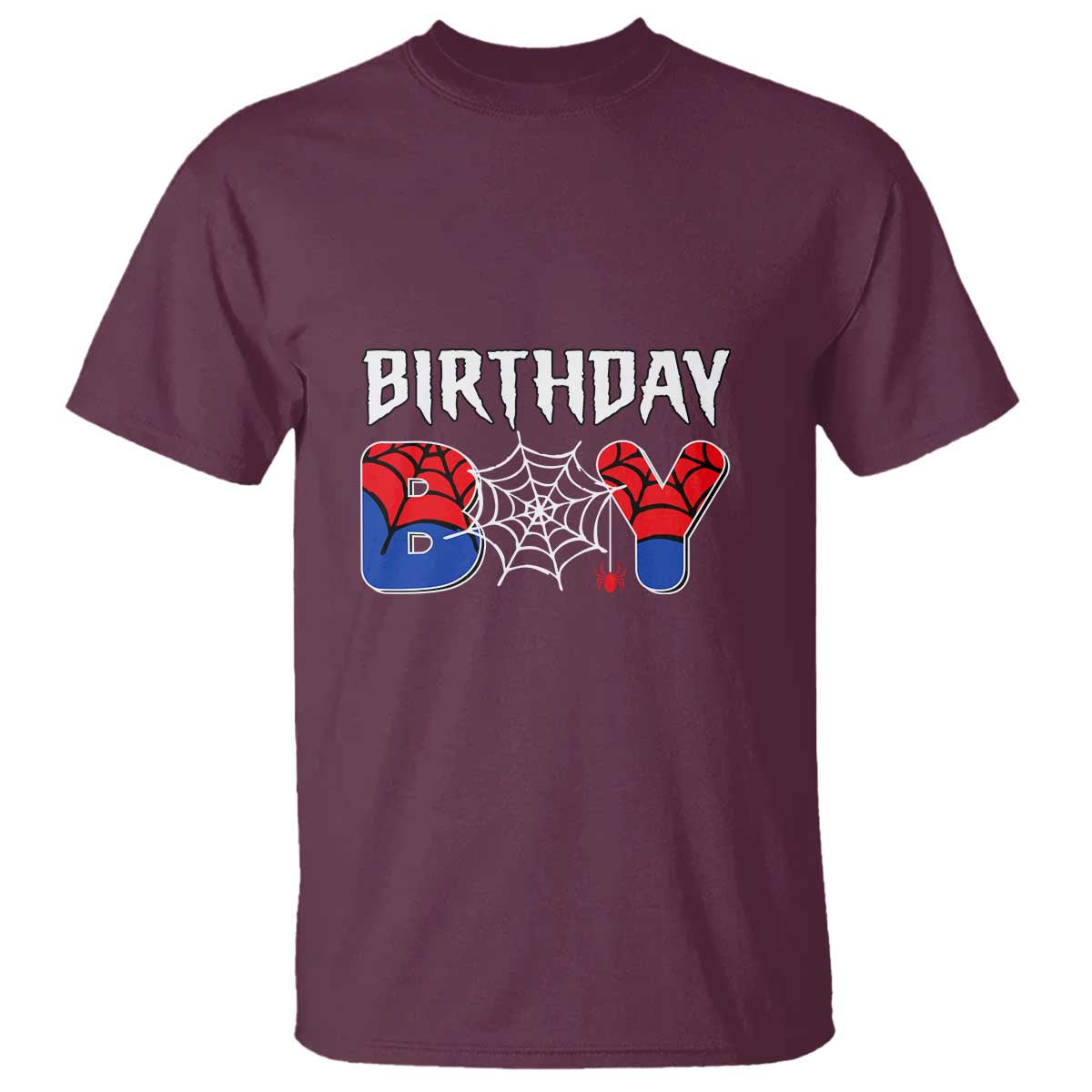 Spider Birthday Boy T Shirt Bday Spiders Party