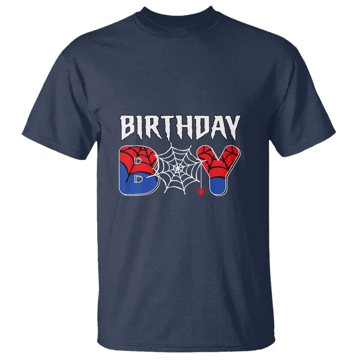 Spider Birthday Boy T Shirt Bday Spiders Party