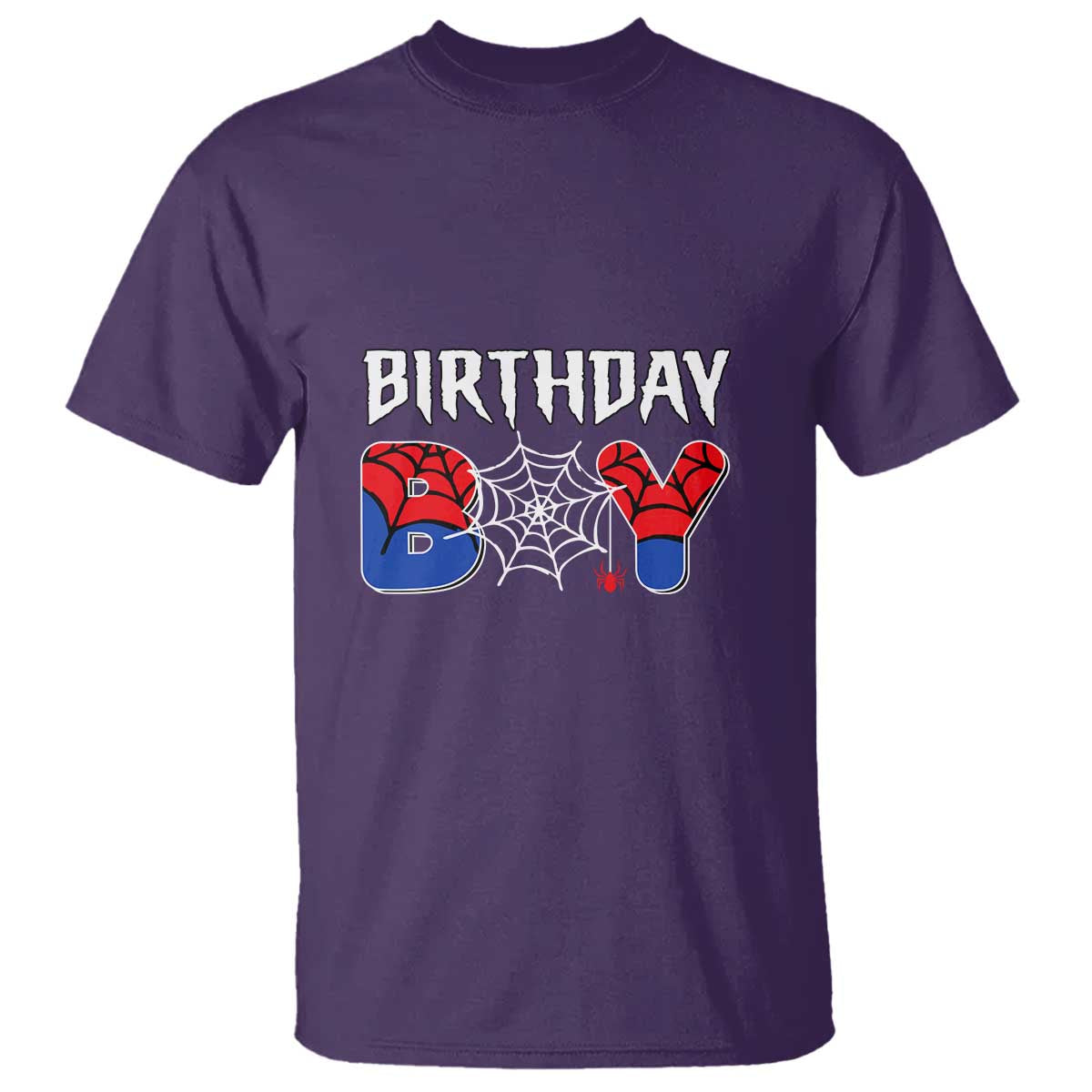 Spider Birthday Boy T Shirt Bday Spiders Party