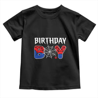 Spider Birthday Boy Toddler T Shirt Bday Spiders Party