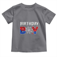 Spider Birthday Boy Toddler T Shirt Bday Spiders Party