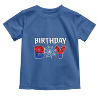 Spider Birthday Boy Toddler T Shirt Bday Spiders Party