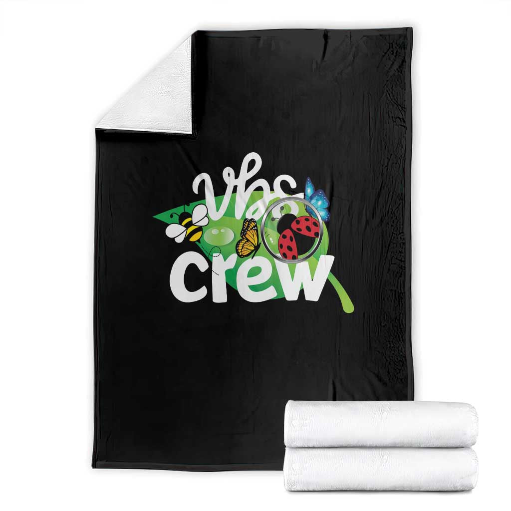 VBS Crew 2025 Throw Blanket Magnified Smallest Insects Adventure Vacation Bible School Squad - Wonder Print Shop
