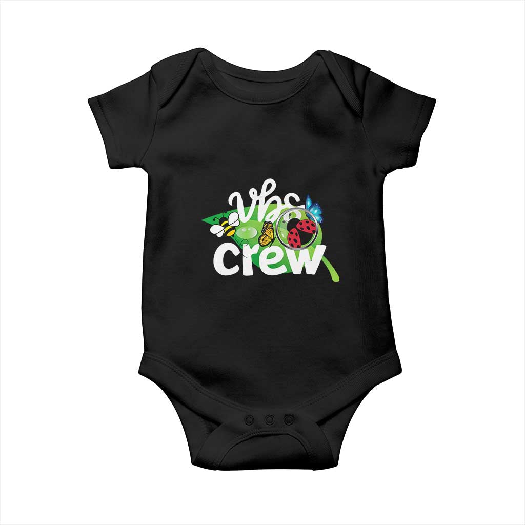 VBS Crew 2025 Baby Onesie Magnified Smallest Insects Adventure Vacation Bible School Squad - Wonder Print Shop